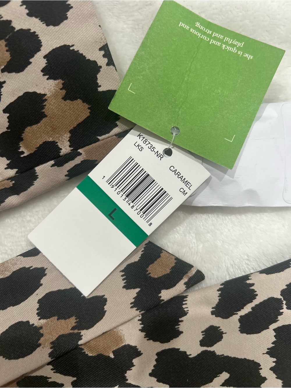 Kate Spade Leopard Trench Coat Womens Large Belted Flared Animal Print NWT new - Picture 10 of 13